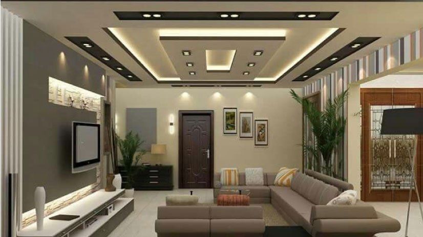 Flat Interior Design Ideas Use Proper Colors and Lighting